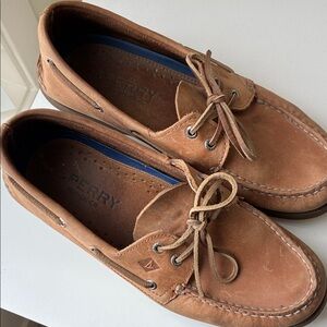 Sperry Men's Tan Leather Boat Shoes